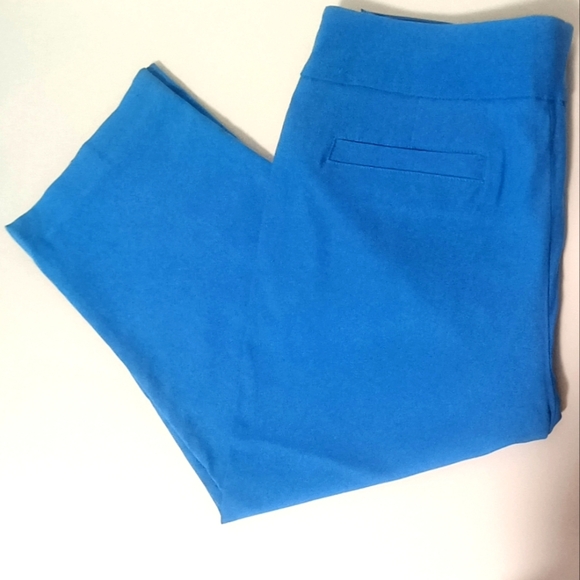 Women's Blue Capri Pants /  Size 16 - Picture 5 of 6